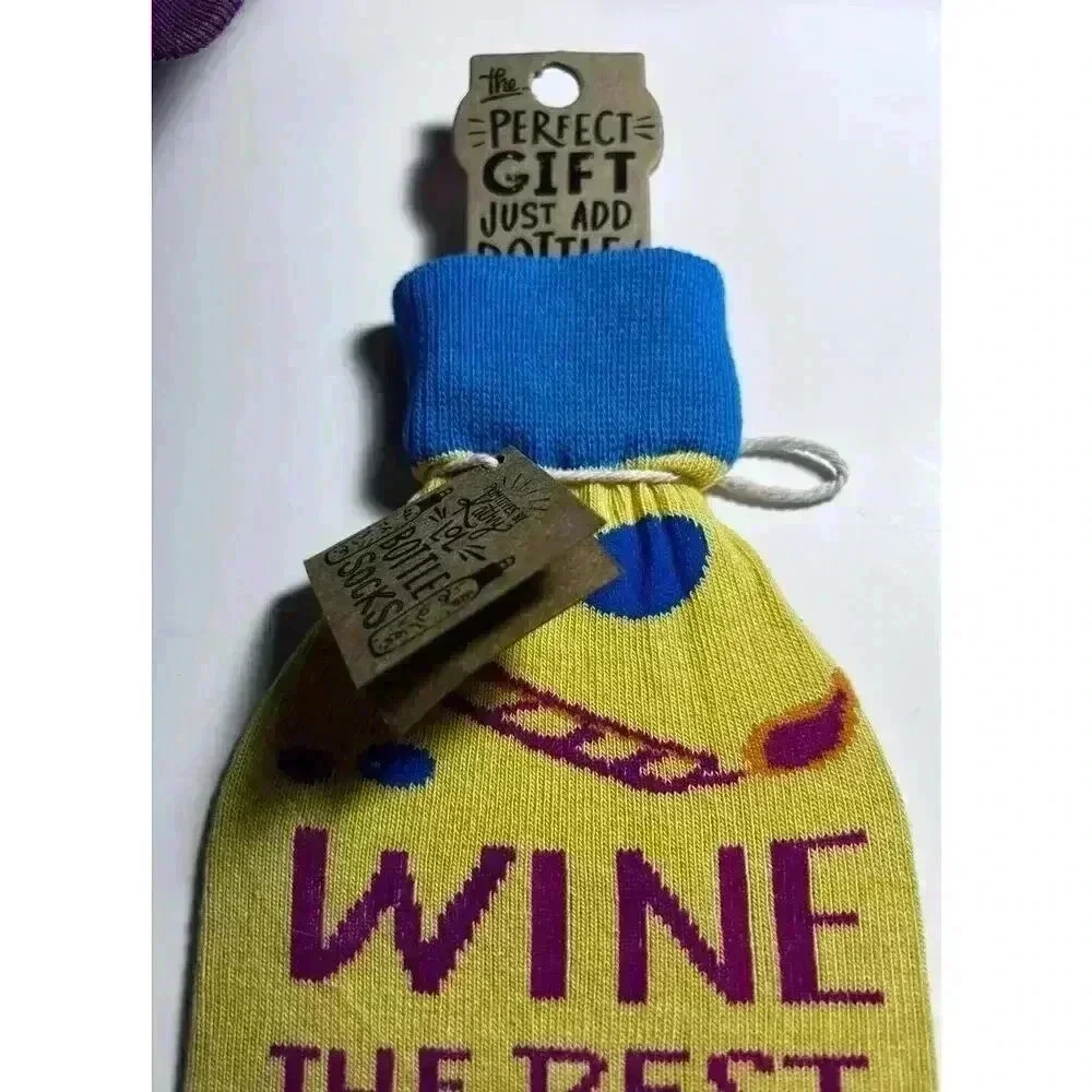 Wine Bottle Sock Bag Cover Primitives by Kathy - 